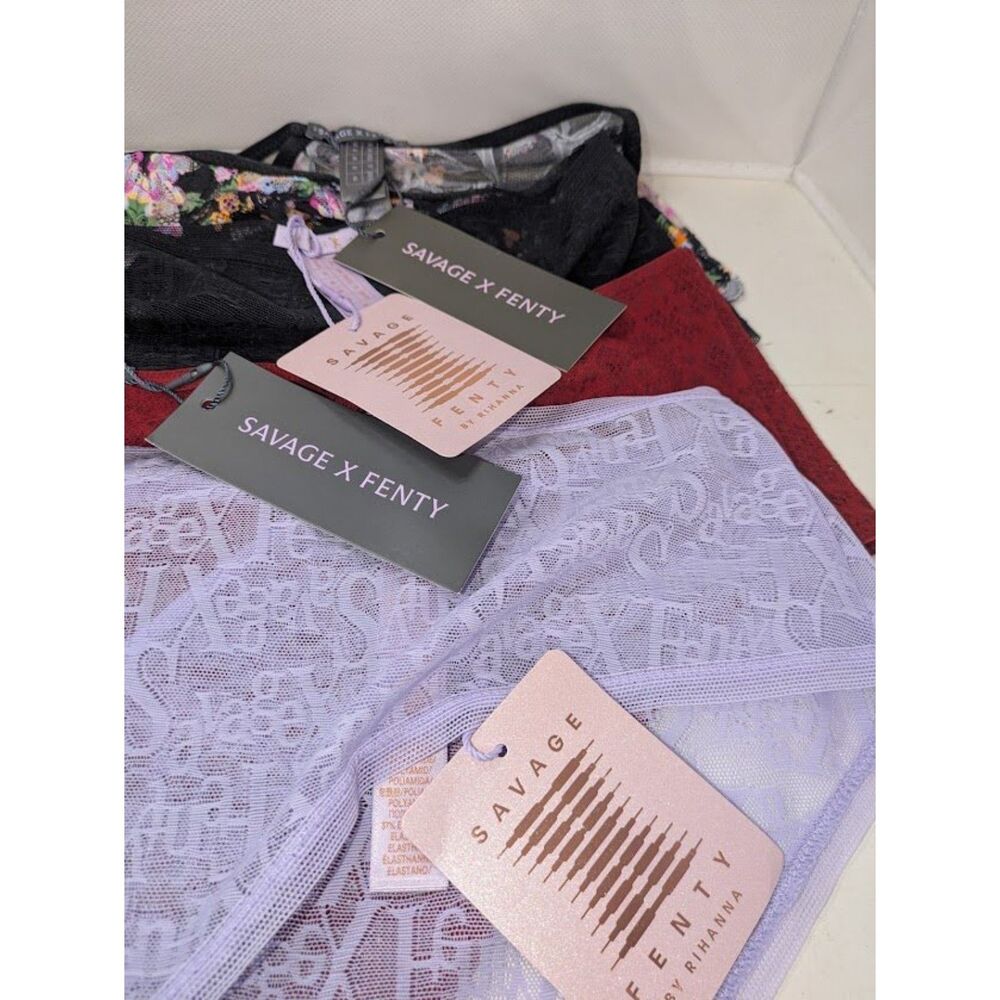 Savage X Fenty Underwear Panties Lot of 4 Size 18-20 NWT - Picture 4 of 5